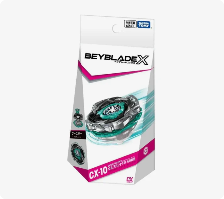 Takara Tomy Beyblade X CX-10 Wolf Hunt F0-60DB | Gear Gaming Fayetteville