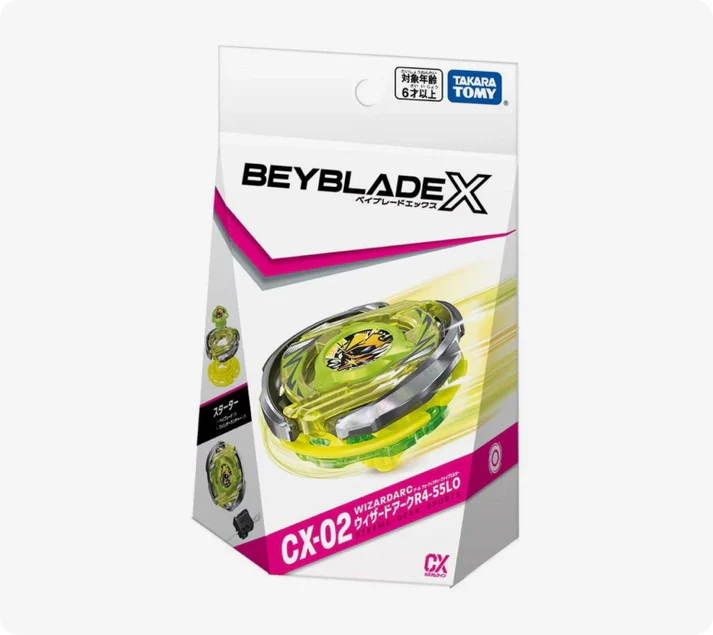 Takara Tomy Beyblade X CX-02 WizardArc R4-55LO | Gear Gaming Fayetteville
