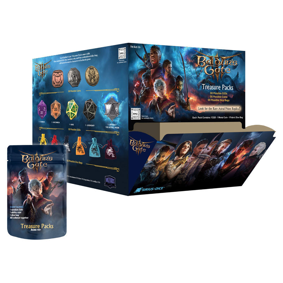 Dungeons & Dragons: Baldur's Gate 3 Treasure Packs | Gear Gaming Fayetteville