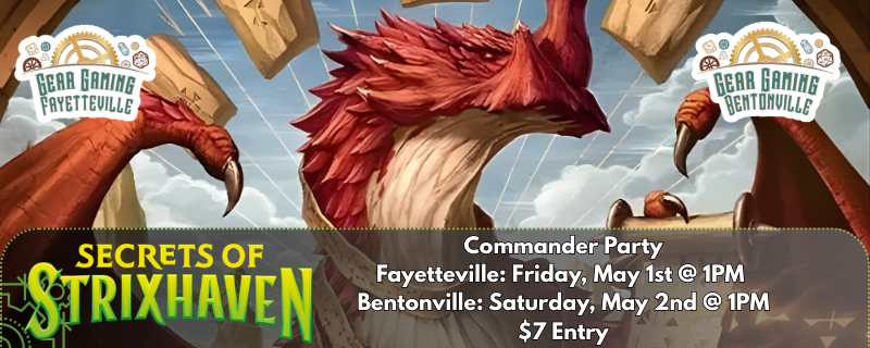 Secrets of Strixhaven: May Commander Party (5/1) Ticket
