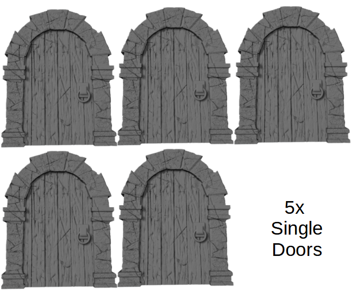 Single Door Miniature (5-Pack) | Gear Gaming Fayetteville