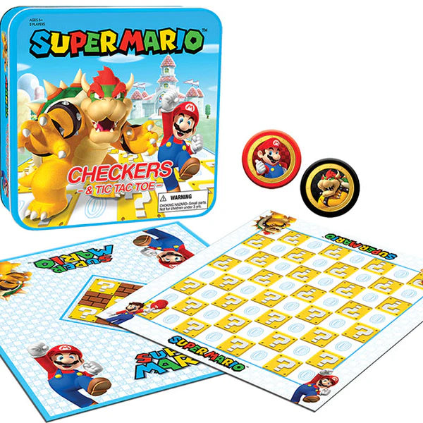 CHECKERS & TIC TAC TOE: Super Mario vs. Bowser | Gear Gaming Fayetteville