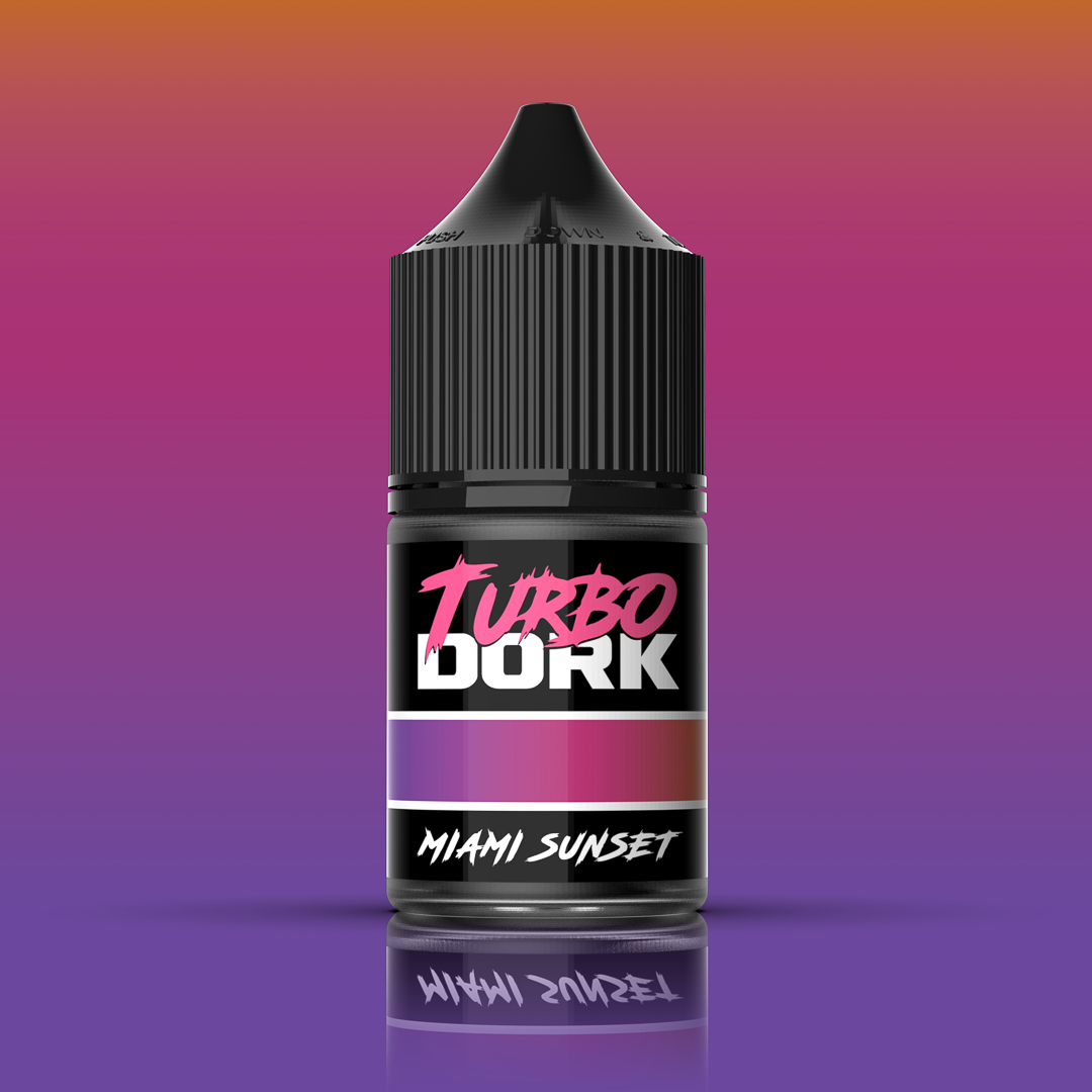 Turbo Dork Miami Sunset TurboShift Acrylic Paint | Gear Gaming Fayetteville