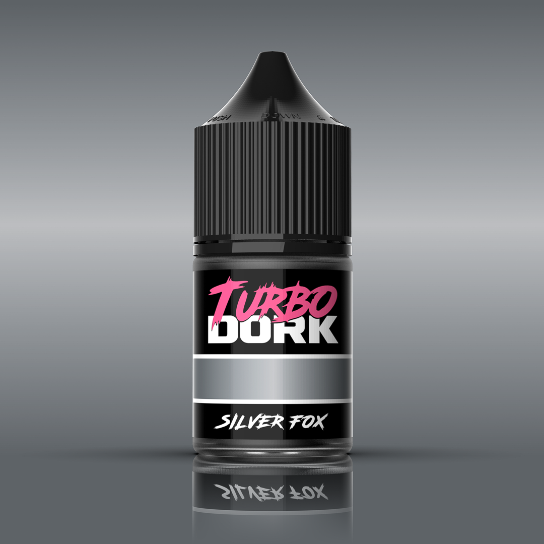 Turbo Dork Silver Fox Metallic Acrylic Paint | Gear Gaming Fayetteville