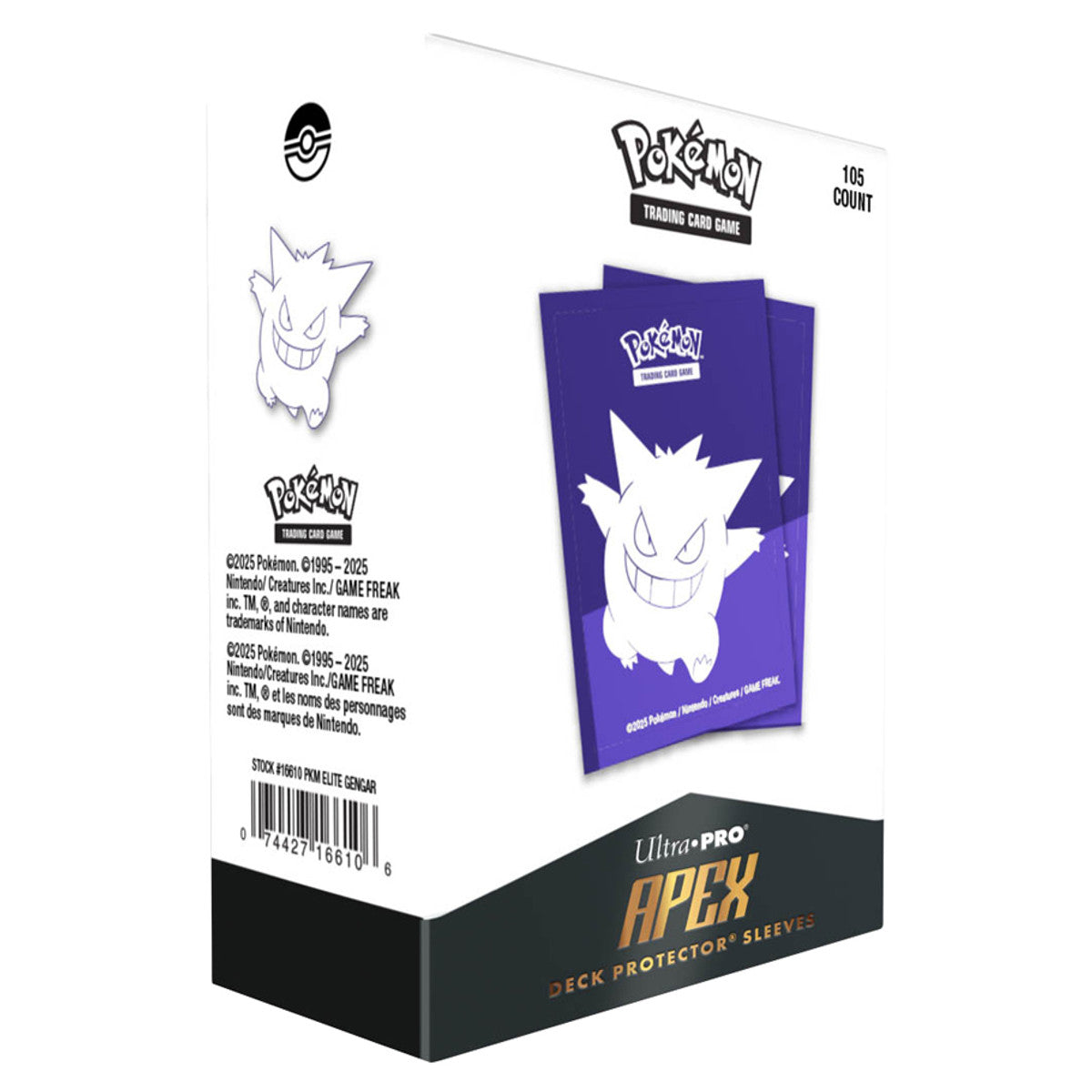 Deck Protector: Apex: Pokémon: Elite Series: Gengar | Gear Gaming Fayetteville