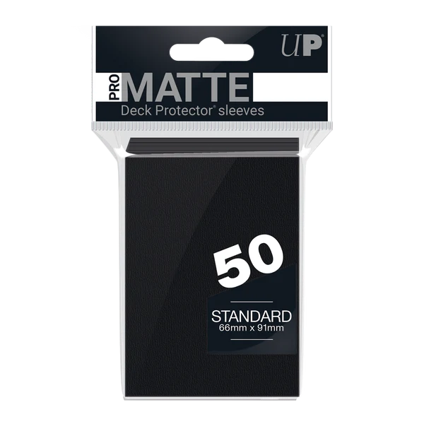 Ultra Pro Regular Matte (50ct) Black | Gear Gaming Fayetteville