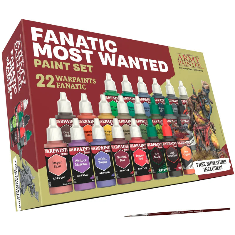 The Army Painter: Warpaints Fanatic - Most Wanted Paint Set | Gear Gaming Fayetteville