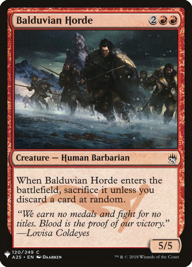 Balduvian Horde [Mystery Booster] | Gear Gaming Fayetteville