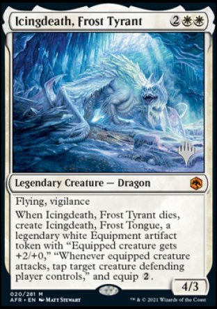 Icingdeath, Frost Tyrant (Promo Pack) [Dungeons & Dragons: Adventures in the Forgotten Realms Promos] | Gear Gaming Fayetteville