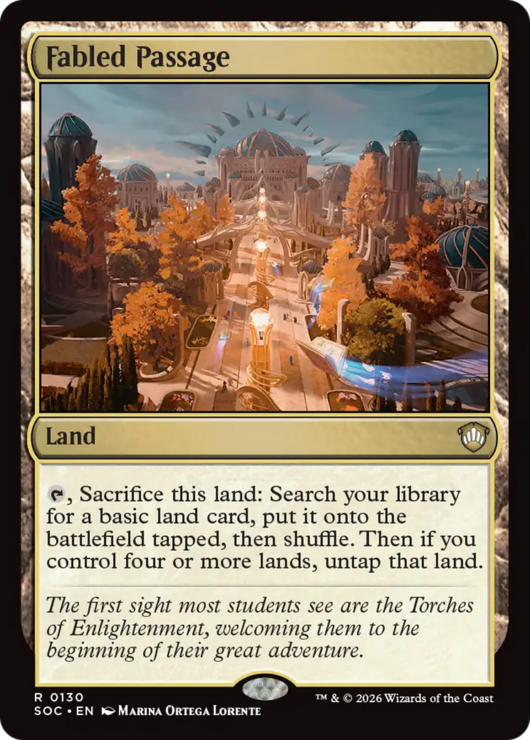 Fabled Passage [Secrets of Strixhaven Commander] | Gear Gaming Fayetteville