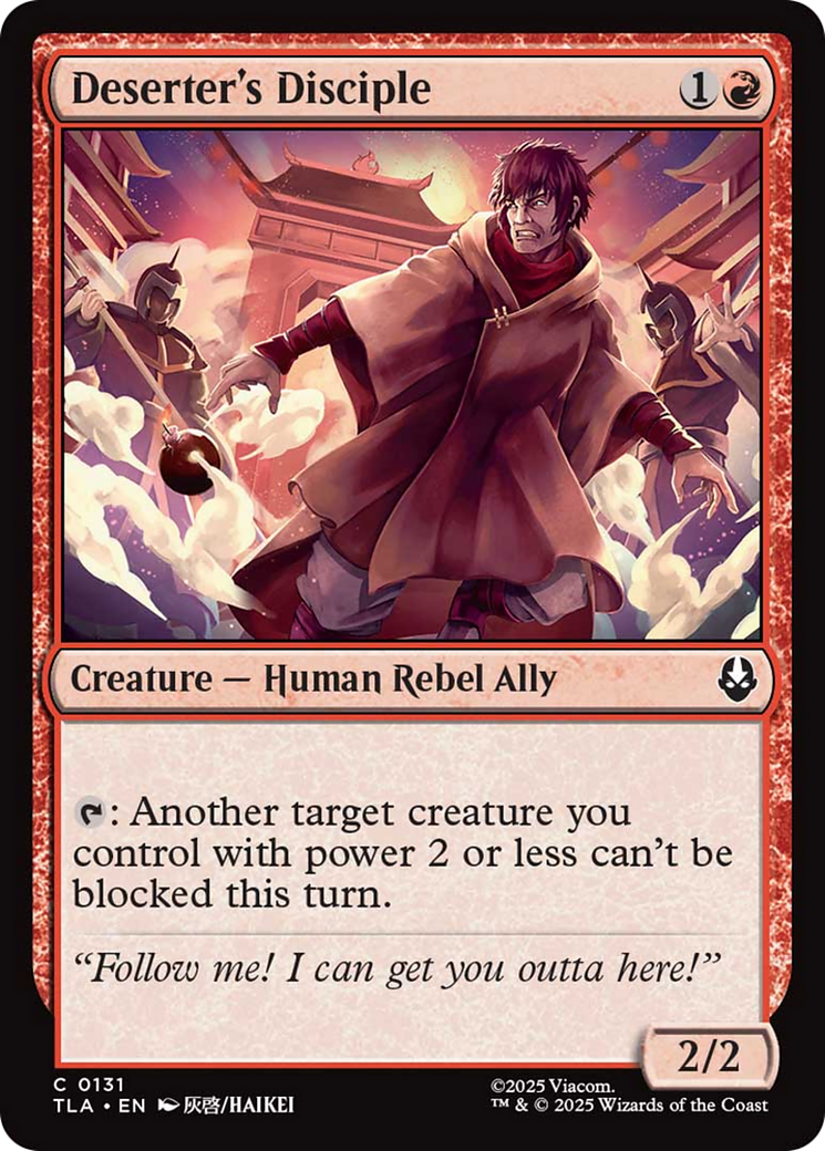 Deserter's Disciple [Avatar: The Last Airbender] | Gear Gaming Fayetteville