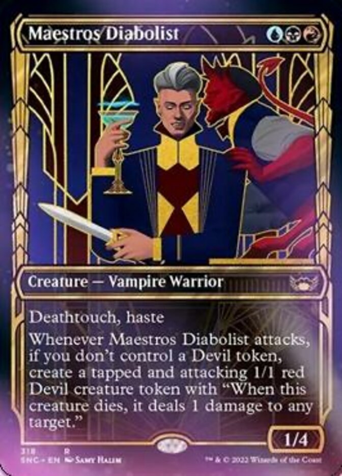 Maestros Diabolist (Showcase Golden Age) [Streets of New Capenna] | Gear Gaming Fayetteville