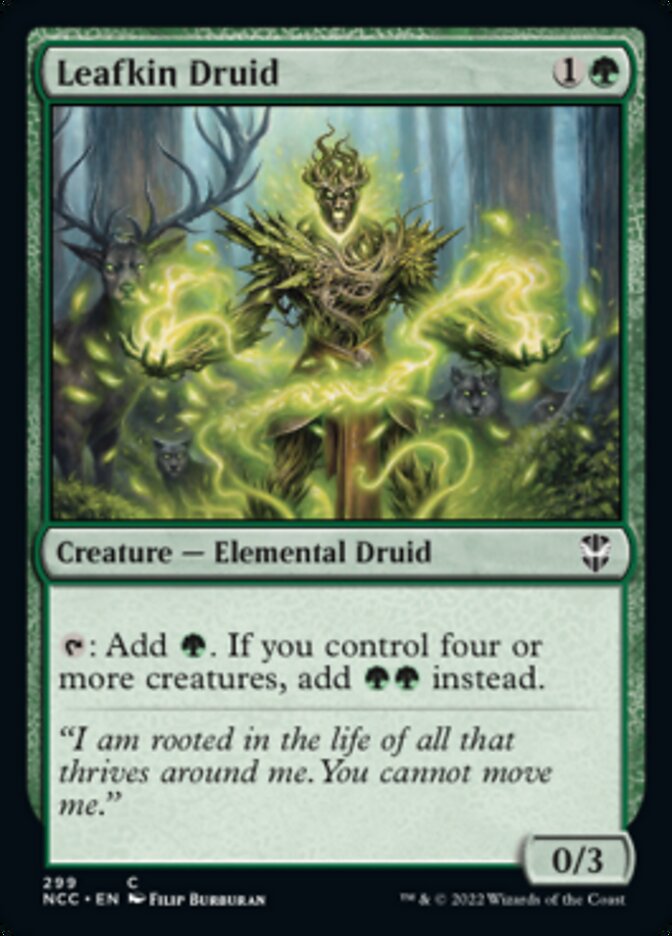 Leafkin Druid [Streets of New Capenna Commander] | Gear Gaming Fayetteville