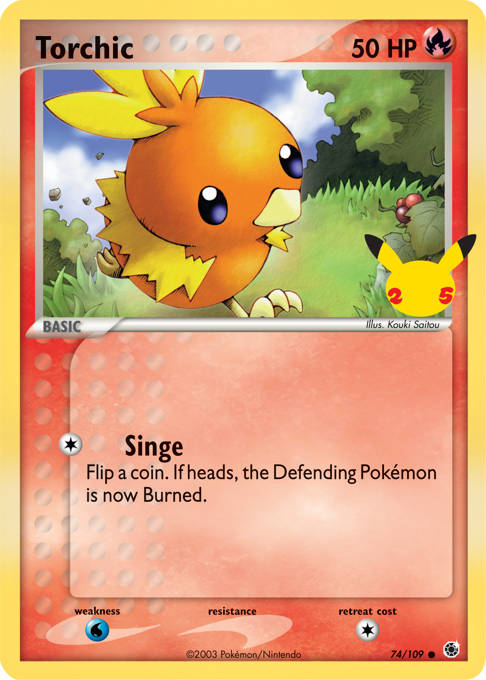 Torchic (74/109) (Jumbo Card) [First Partner Pack] | Gear Gaming Fayetteville