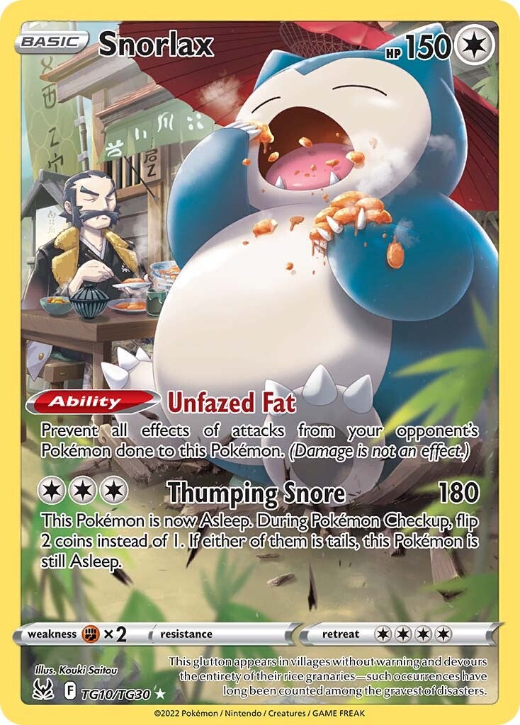 Snorlax (TG10/TG30) [Sword & Shield: Lost Origin] | Gear Gaming Fayetteville