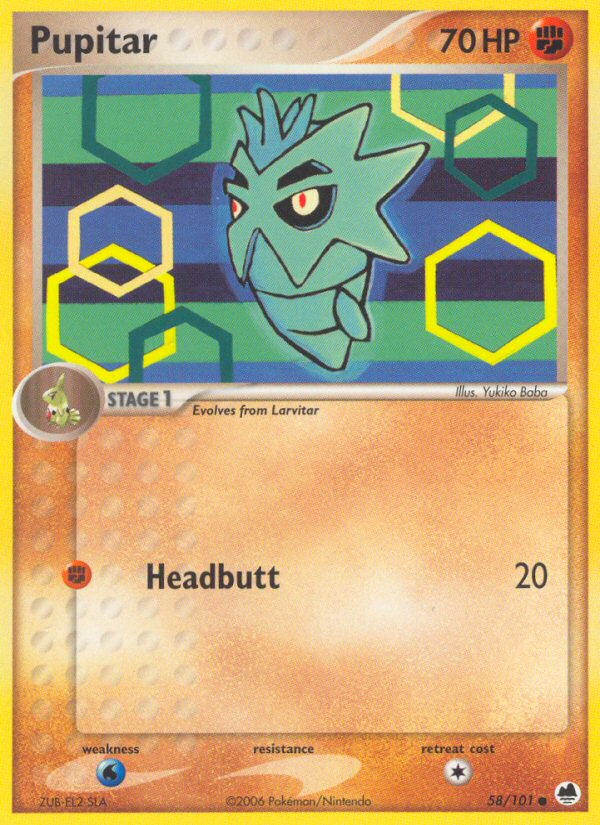 Pupitar (58/101) [EX: Dragon Frontiers] | Gear Gaming Fayetteville