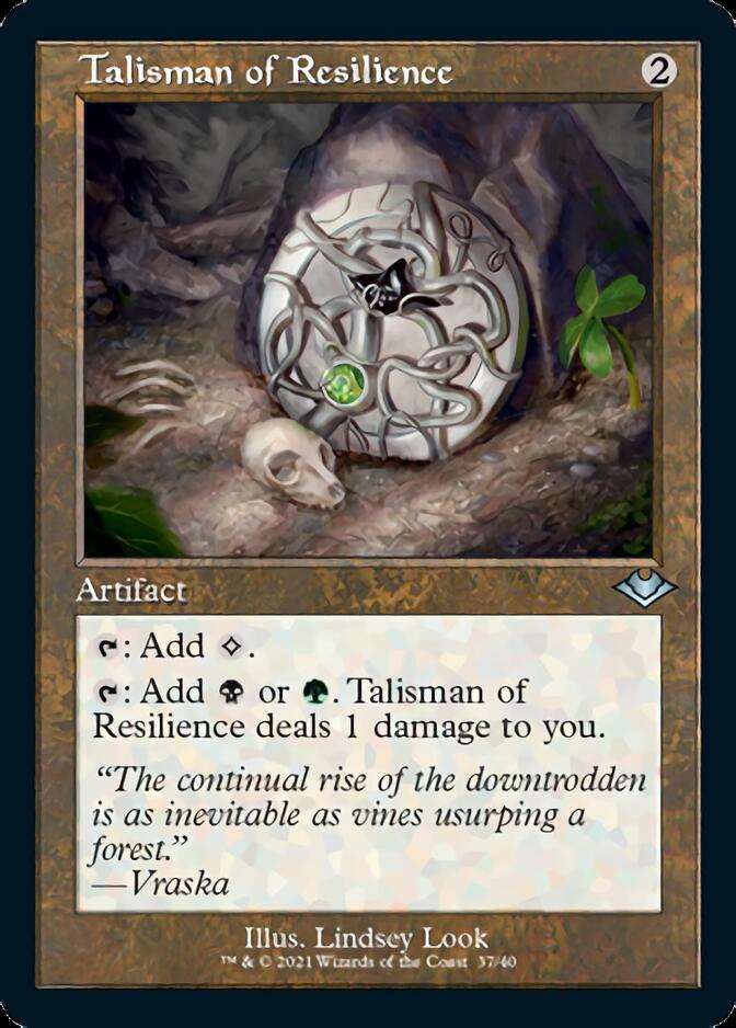 Talisman of Resilience (Retro Foil Etched) [Modern Horizons] | Gear Gaming Fayetteville