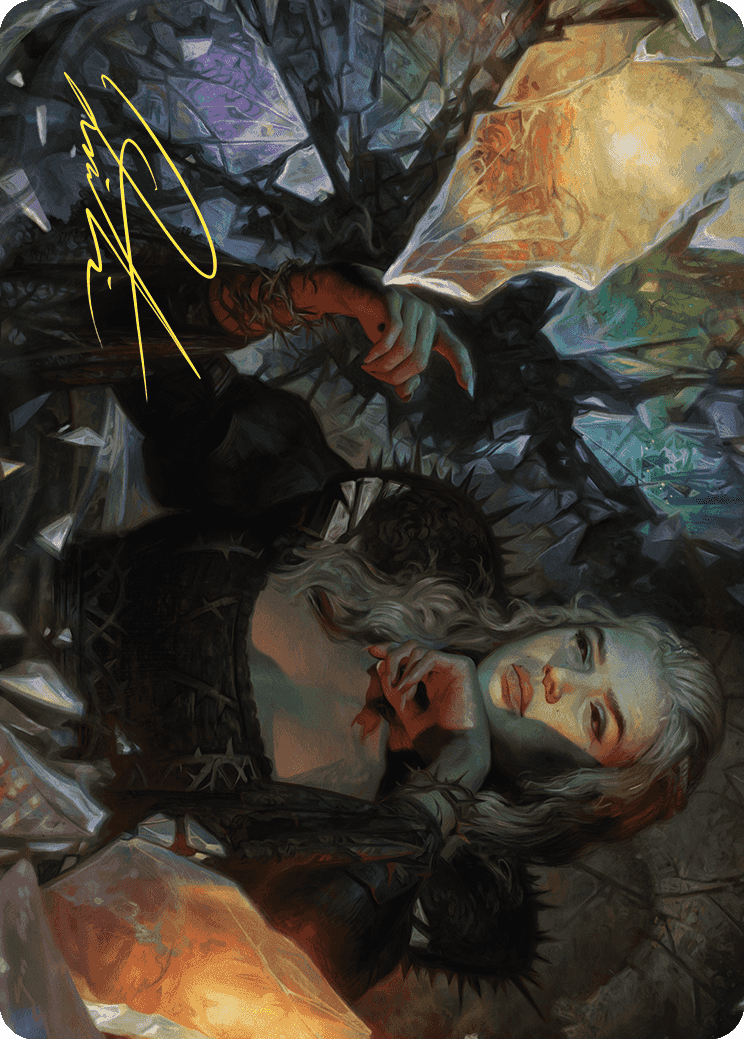 Prophetic Prism Art Card (Gold-Stamped Signature) [Wilds of Eldraine Art Series] | Gear Gaming Fayetteville