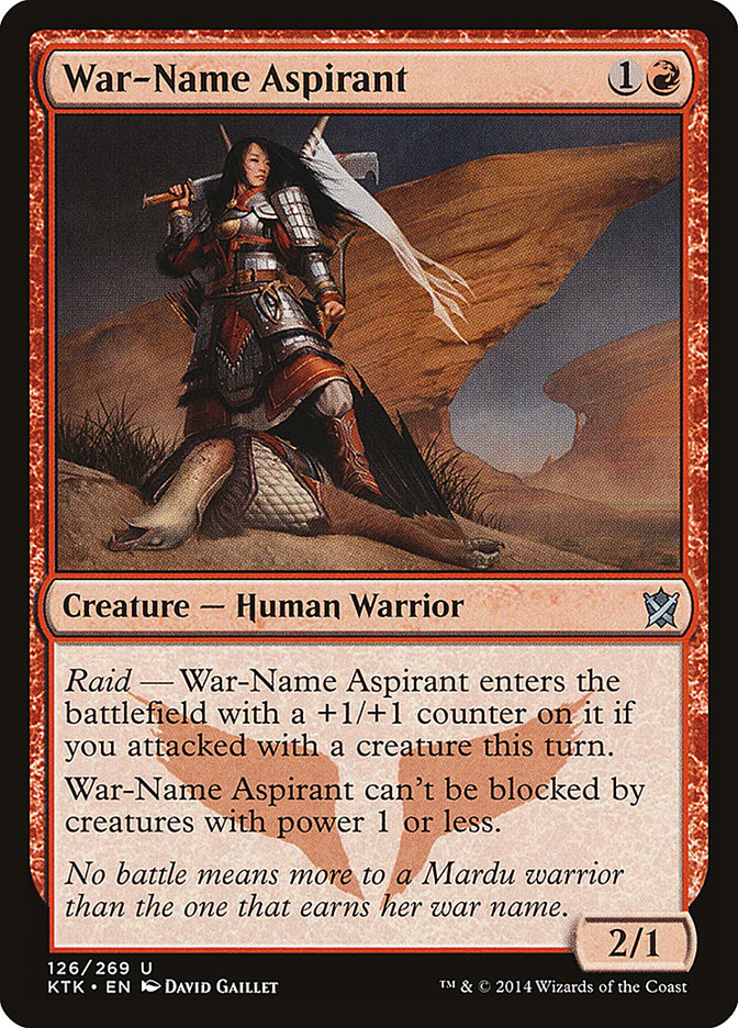 War-Name Aspirant [Khans of Tarkir] | Gear Gaming Fayetteville