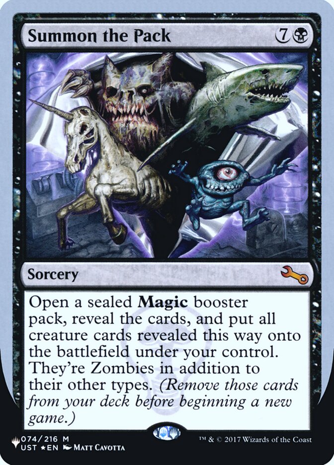 Summon the Pack (Unfinity Foil Edition) [The List] | Gear Gaming Fayetteville