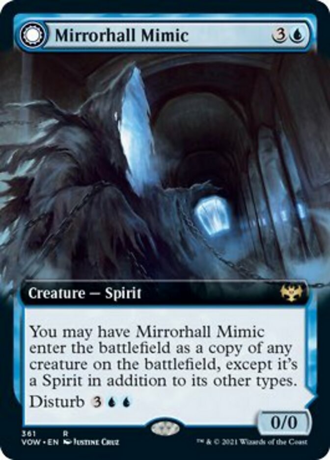 Mirrorhall Mimic // Ghastly Mimicry (Extended Art) [Innistrad: Crimson Vow] | Gear Gaming Fayetteville