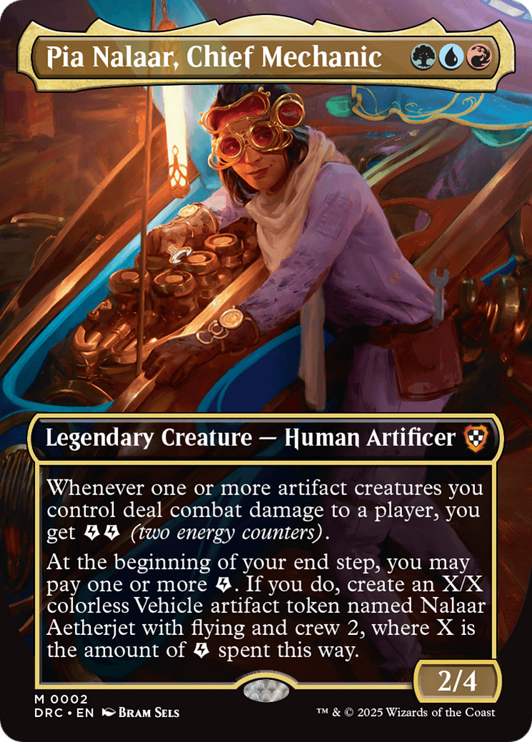 Pia Nalaar, Chief Mechanic (Borderless) [Aetherdrift Commander] | Gear Gaming Fayetteville