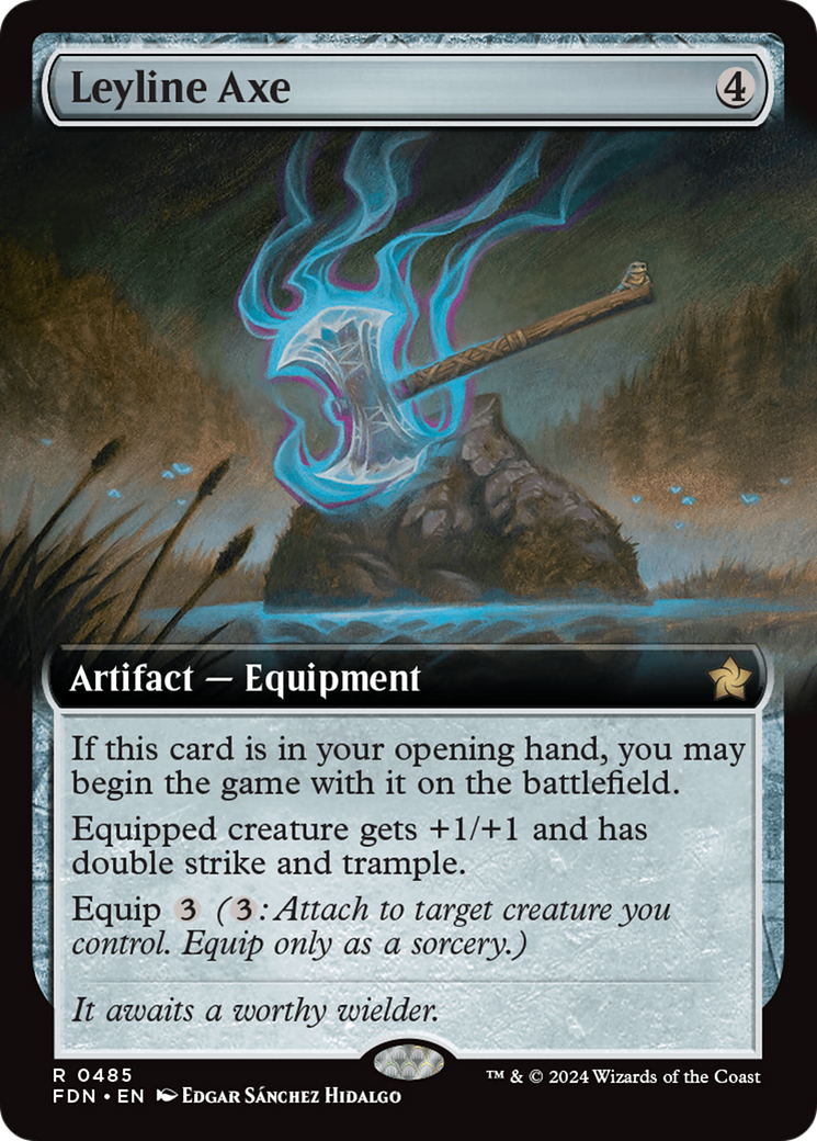 Leyline Axe (Extended Art) [Foundations] | Gear Gaming Fayetteville