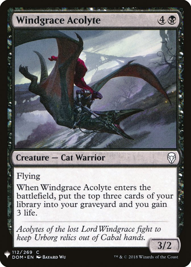 Windgrace Acolyte [Mystery Booster] | Gear Gaming Fayetteville