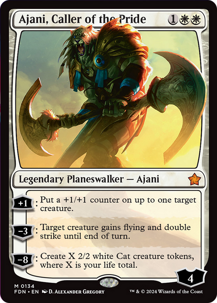 Ajani, Caller of the Pride [Foundations] | Gear Gaming Fayetteville