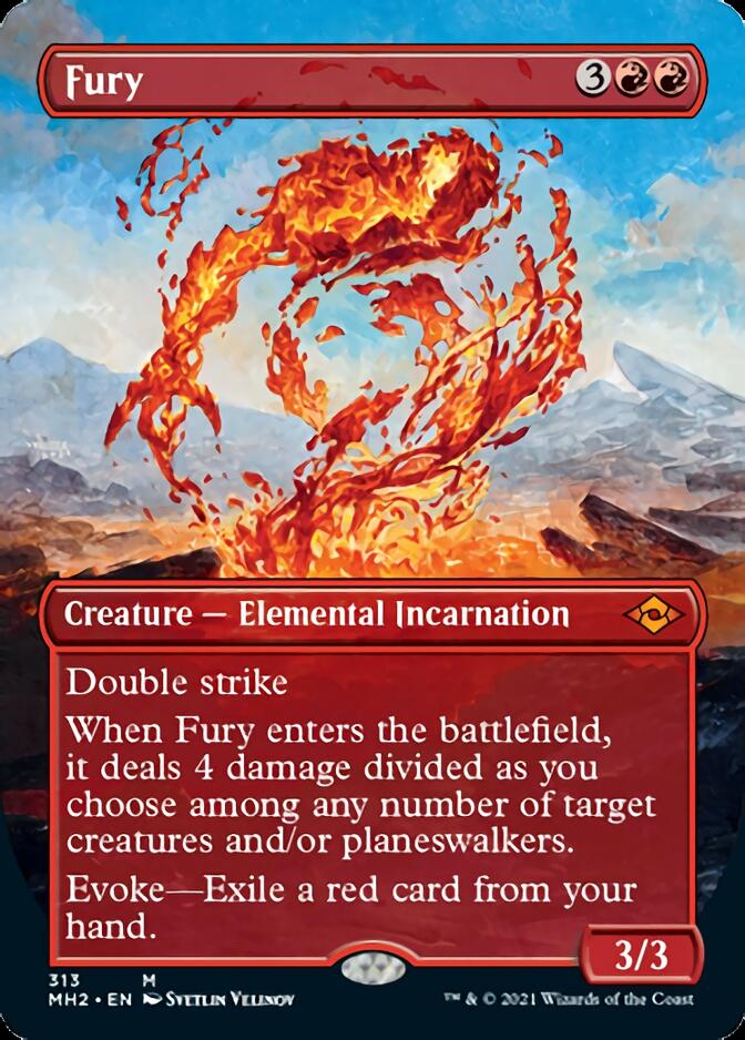 Fury (Borderless Alternate Art) [Modern Horizons 2] | Gear Gaming Fayetteville