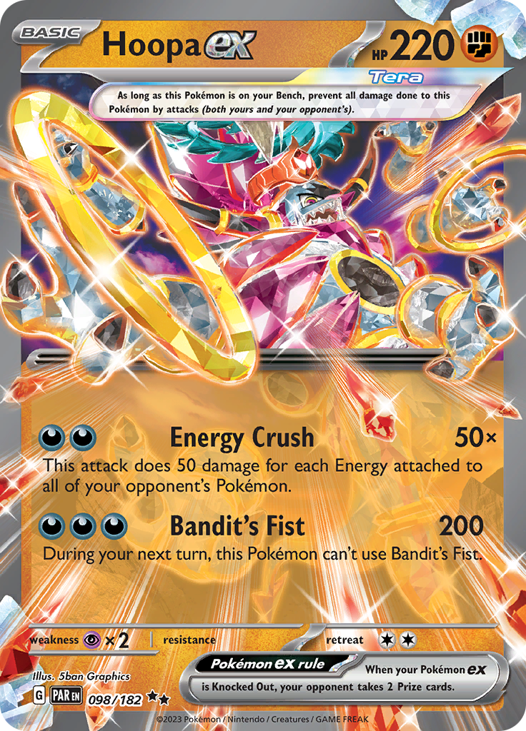 Hoopa ex (098/182) [Scarlet & Violet: Paradox Rift] | Gear Gaming Fayetteville