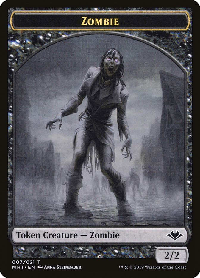 Zombie (007) // Myr (019) Double-Sided Token [Modern Horizons Tokens] | Gear Gaming Fayetteville