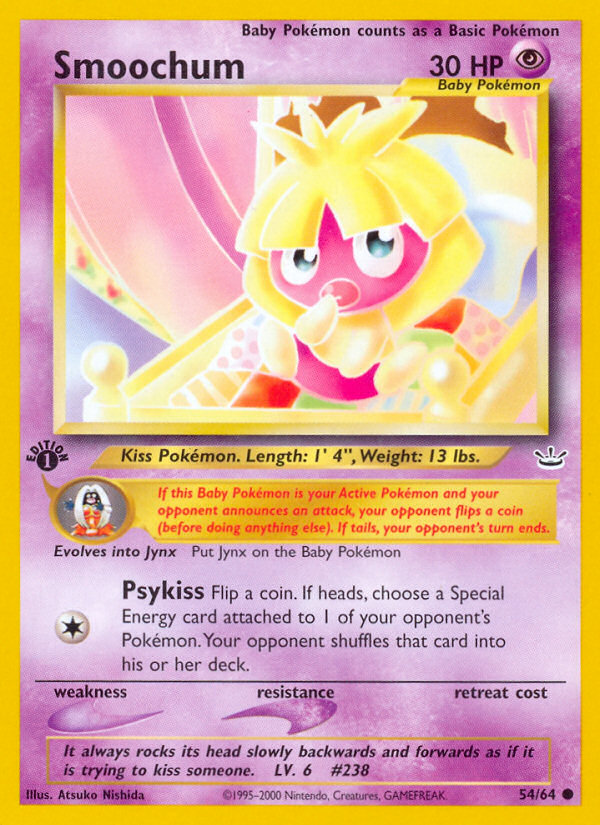 Smoochum (54/64) [Neo Revelation 1st Edition] | Gear Gaming Fayetteville