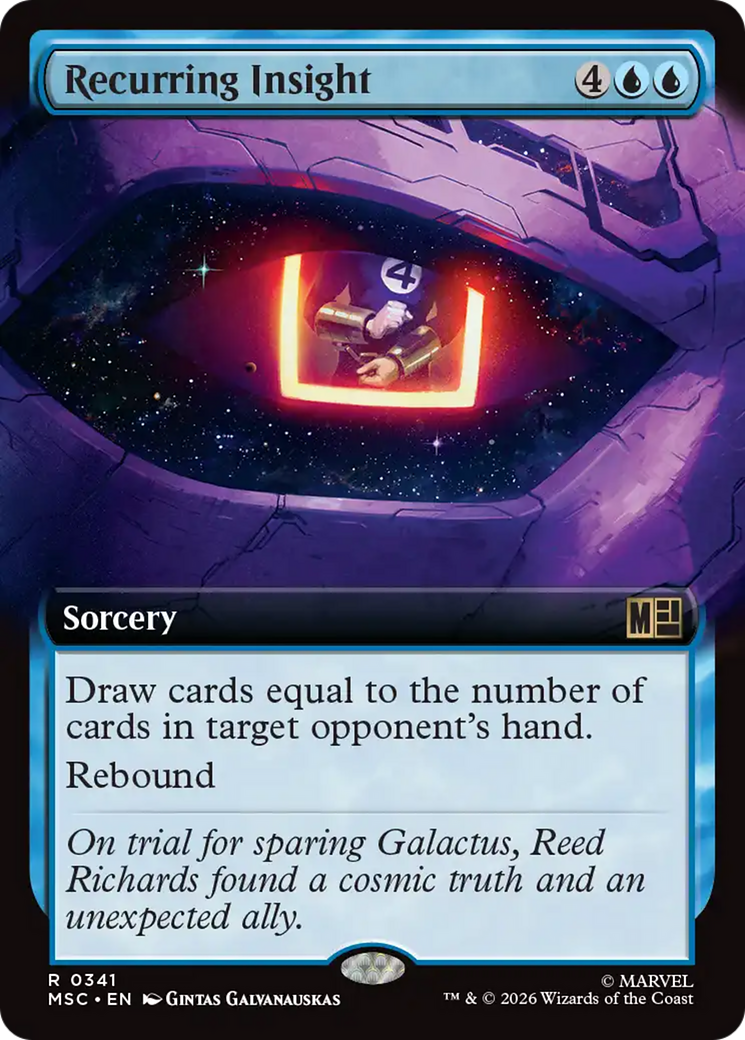 Recurring Insight (Extended Art) [Marvel Super Heroes Commander] | Gear Gaming Fayetteville