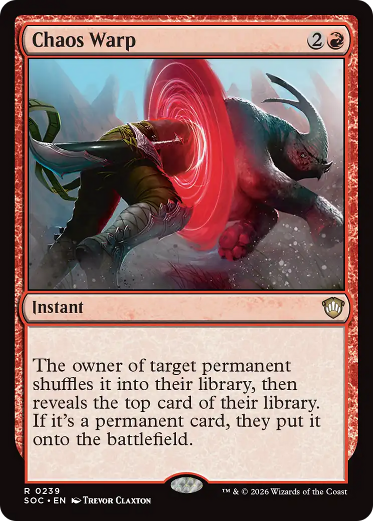 Chaos Warp [Secrets of Strixhaven Commander] | Gear Gaming Fayetteville