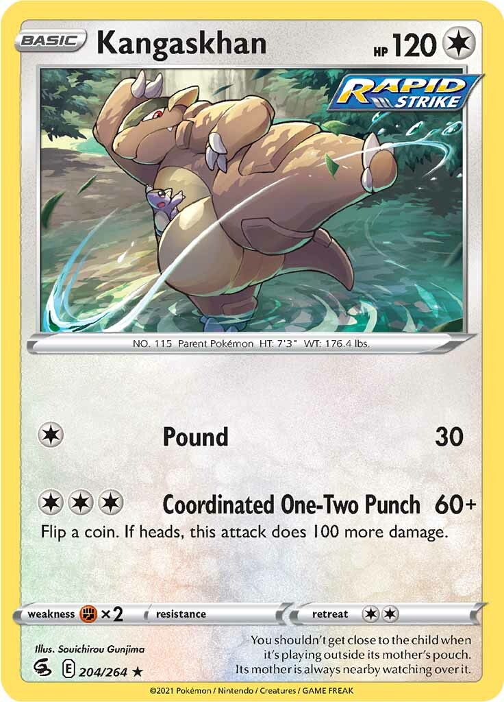 Kangaskhan (204/264) [Sword & Shield: Fusion Strike] | Gear Gaming Fayetteville