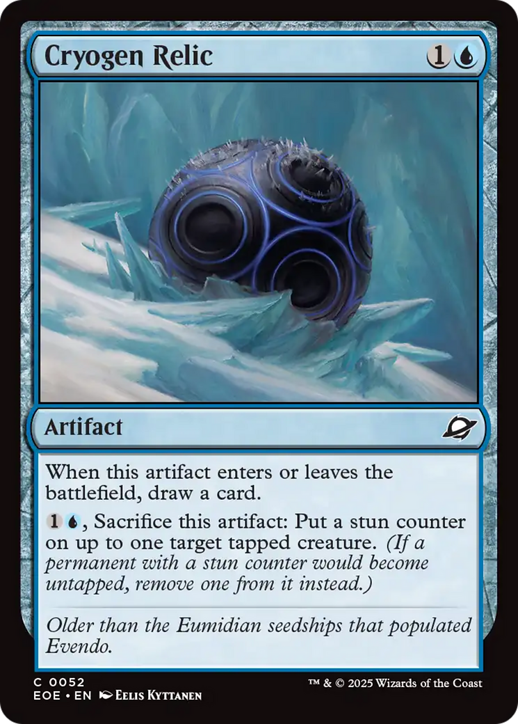Cryogen Relic [Edge of Eternities] | Gear Gaming Fayetteville