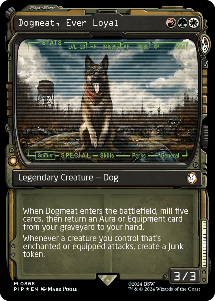 Dogmeat, Ever Loyal (Showcase) (Surge Foil) [Fallout] | Gear Gaming Fayetteville