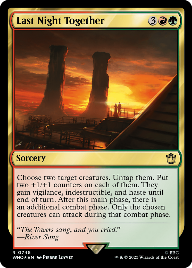Last Night Together (Surge Foil) [Doctor Who] | Gear Gaming Fayetteville