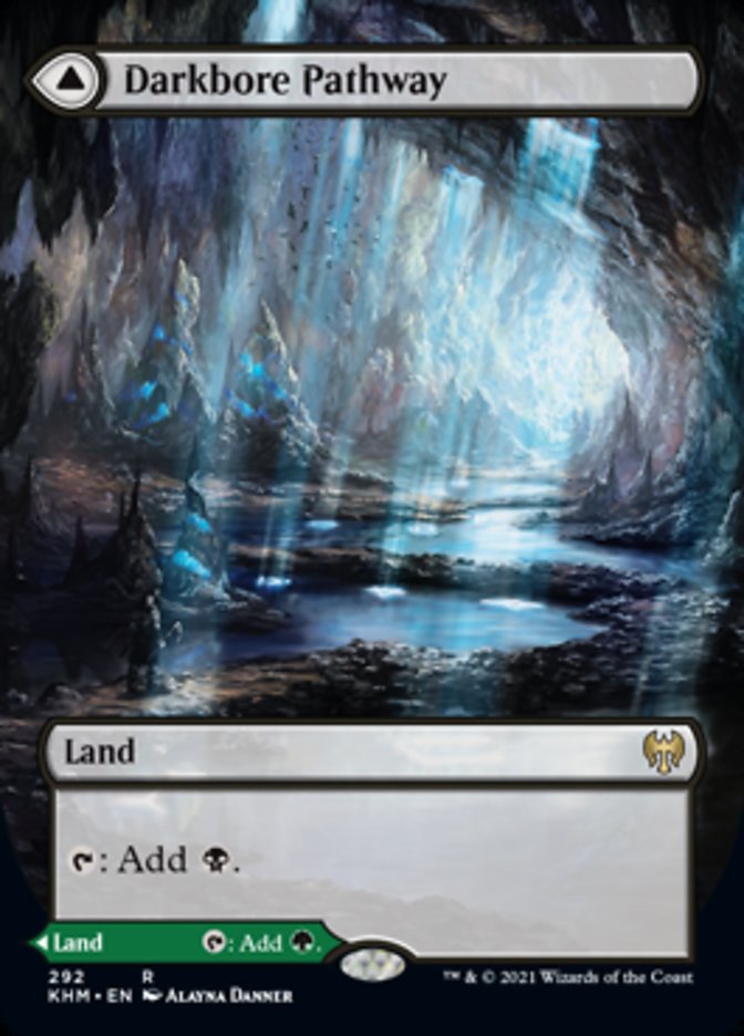 Darkbore Pathway // Slitherbore Pathway (Borderless Alternate Art) [Kaldheim] | Gear Gaming Fayetteville