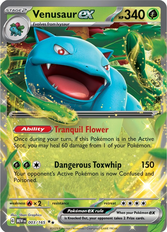 Venusaur ex (003/165) [Scarlet & Violet 151] | Gear Gaming Fayetteville