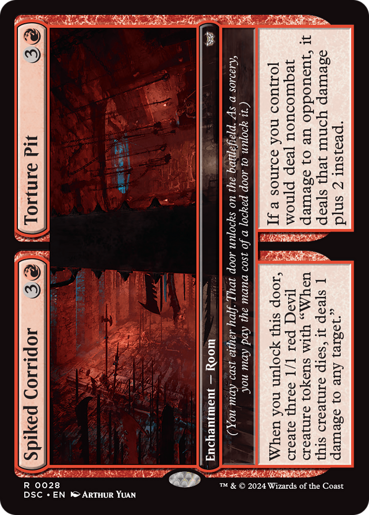 Spiked Corridor // Torture Pit [Duskmourn: House of Horror Commander] | Gear Gaming Fayetteville