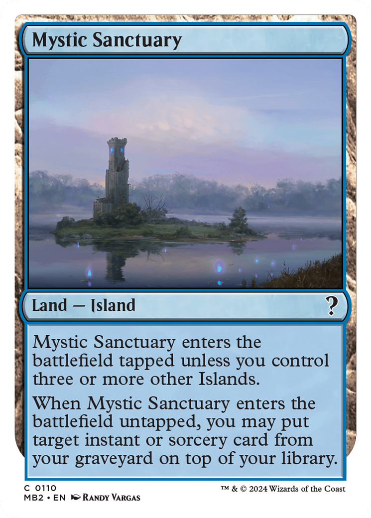 Mystic Sanctuary (White Border) [Mystery Booster 2] | Gear Gaming Fayetteville