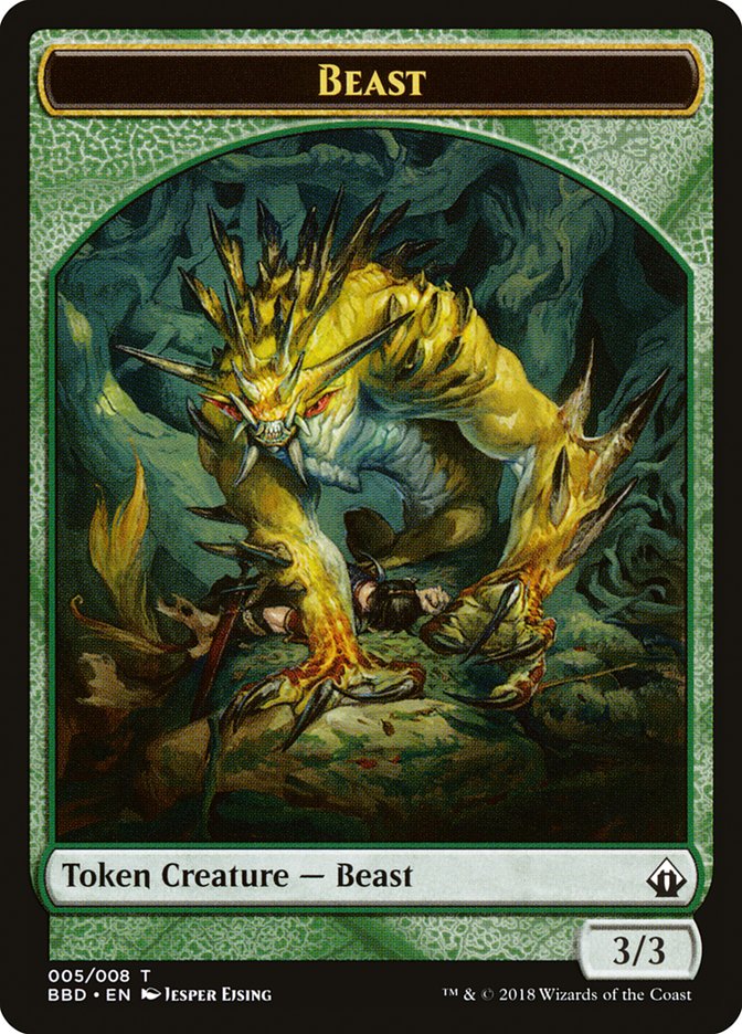 Beast Token [Battlebond Tokens] | Gear Gaming Fayetteville