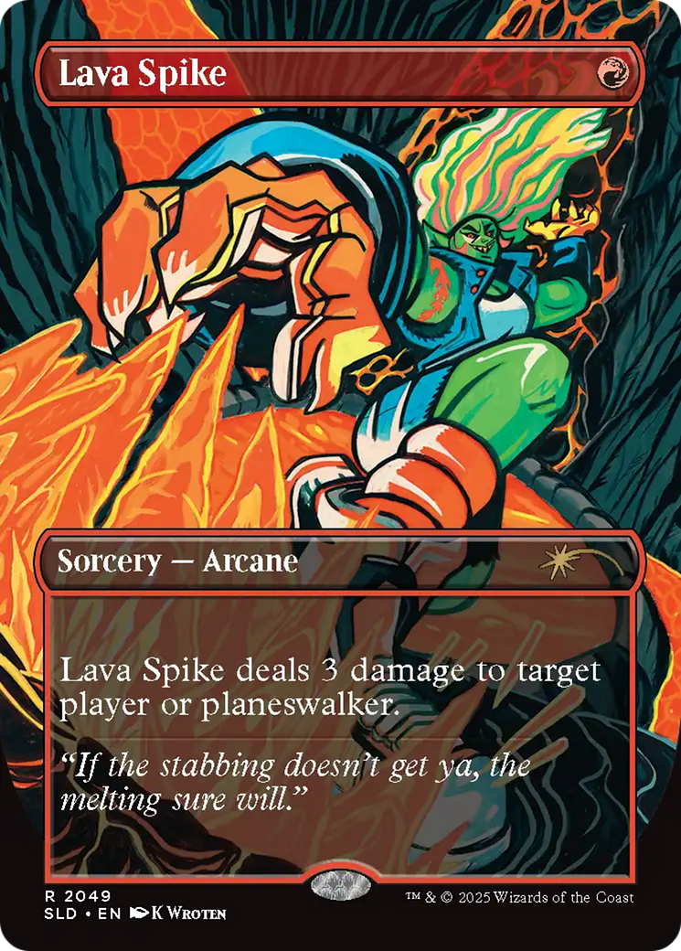 Lava Spike (2049) [Secret Lair Drop Series] | Gear Gaming Fayetteville