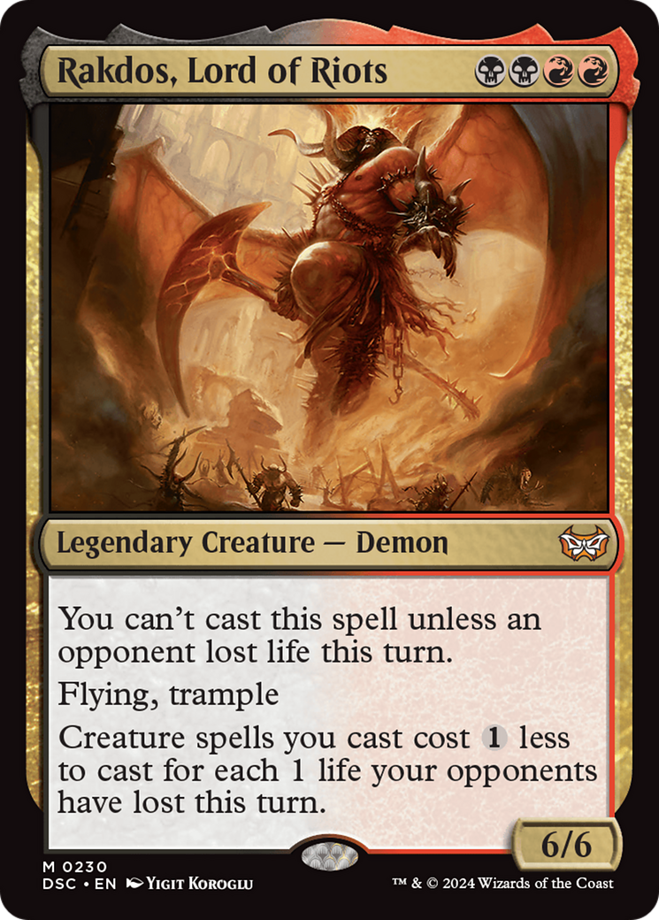 Rakdos, Lord of Riots [Duskmourn: House of Horror Commander] | Gear Gaming Fayetteville