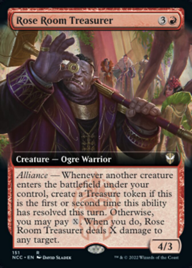 Rose Room Treasurer (Extended Art) [Streets of New Capenna Commander] | Gear Gaming Fayetteville
