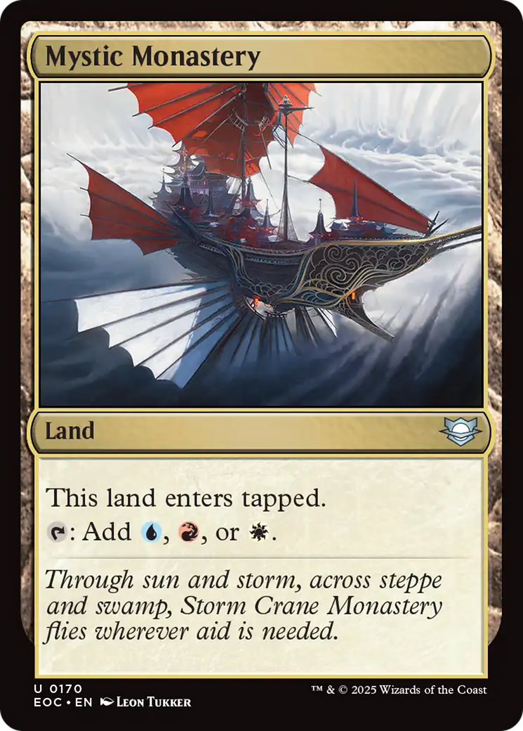 Mystic Monastery [Edge of Eternities Commander] | Gear Gaming Fayetteville