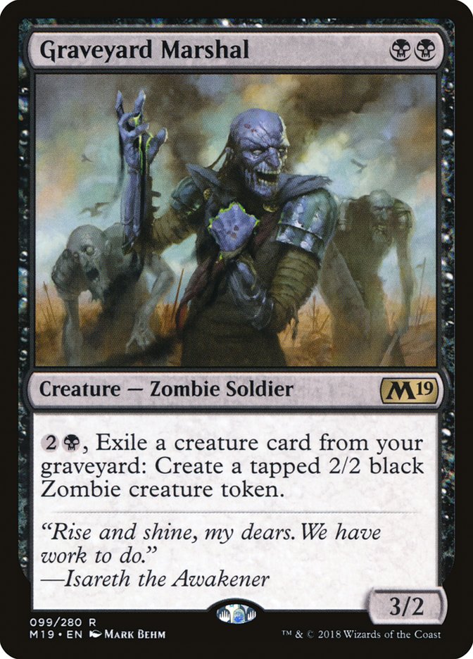 Graveyard Marshal [Core Set 2019] | Gear Gaming Fayetteville
