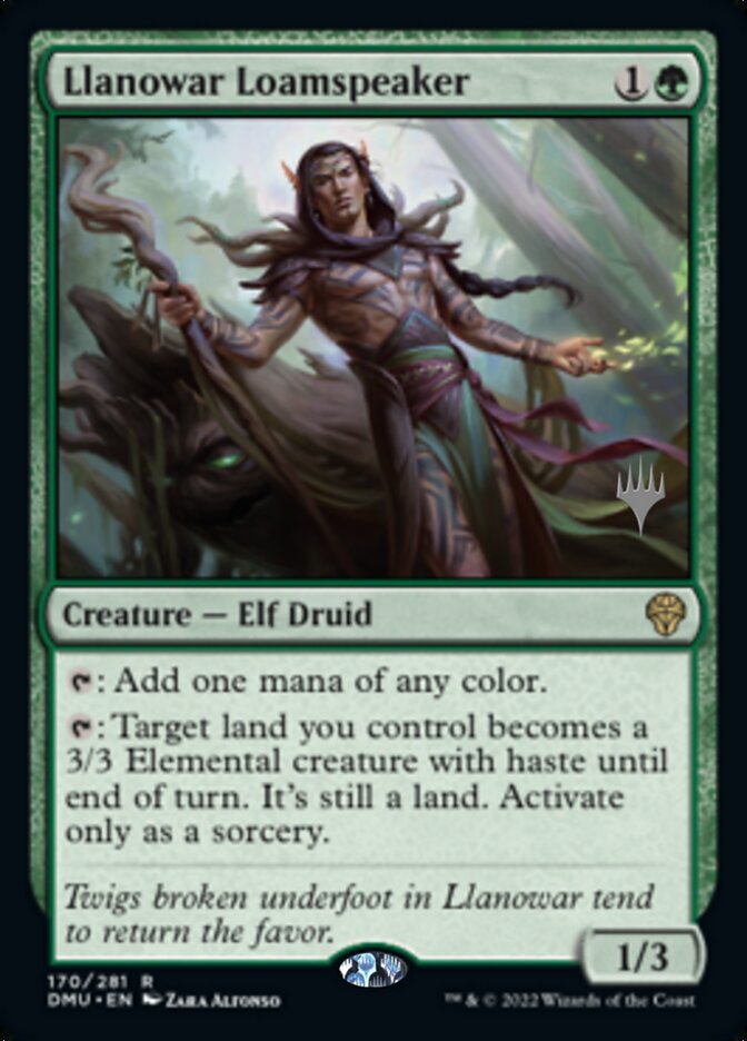Llanowar Loamspeaker (Promo Pack) [Dominaria United Promos] | Gear Gaming Fayetteville